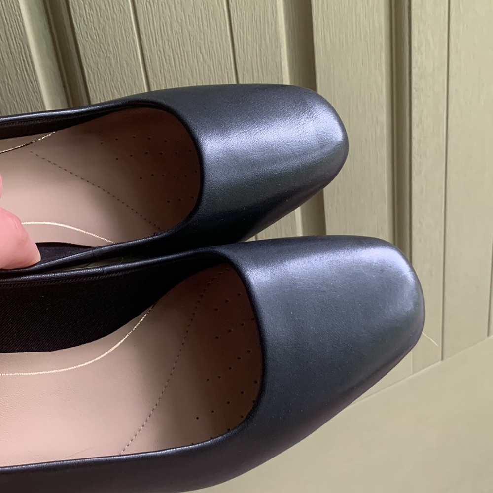 Clarks Square Toe Block Heels (Cushioned) - image 3